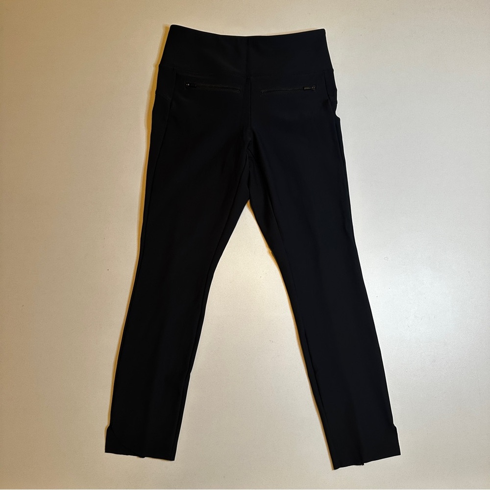 Athleta Women’s Black Leggings with Front Zipper Pockets Size XS